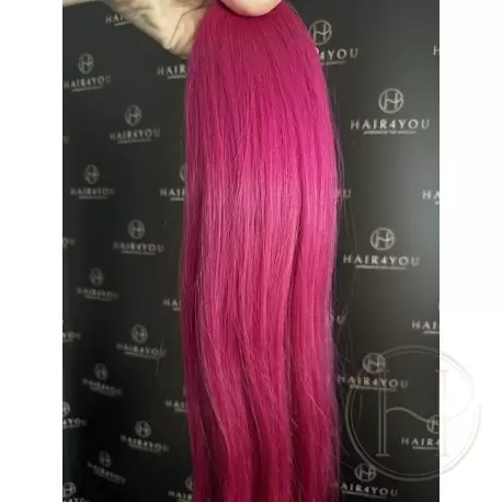LuxLine kitka włosów 50cm pink  25g kolorowe