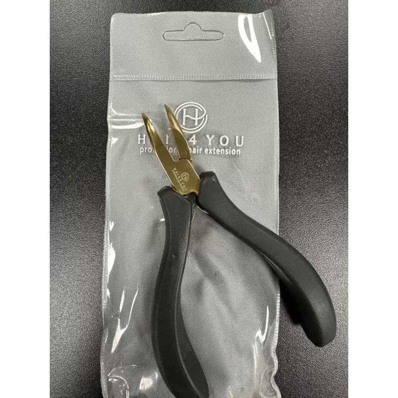 Premium Black & Gold Universal Hair Extension Pliers