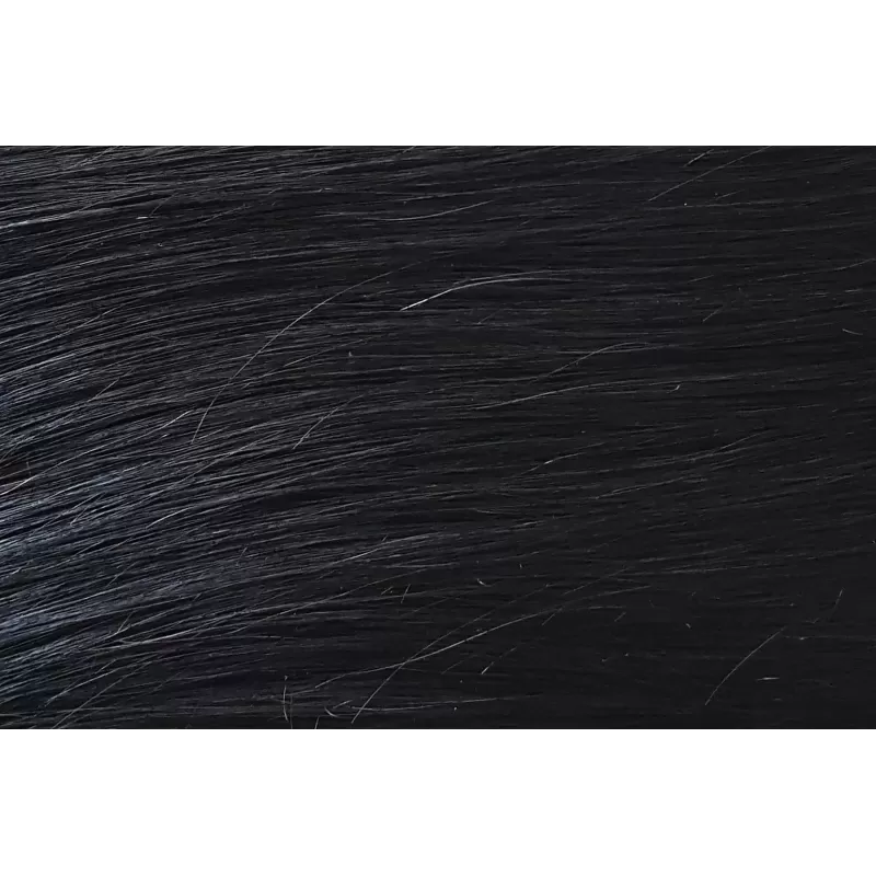 Natural Hair Clip In 40cm Set 3 Wefts - Black