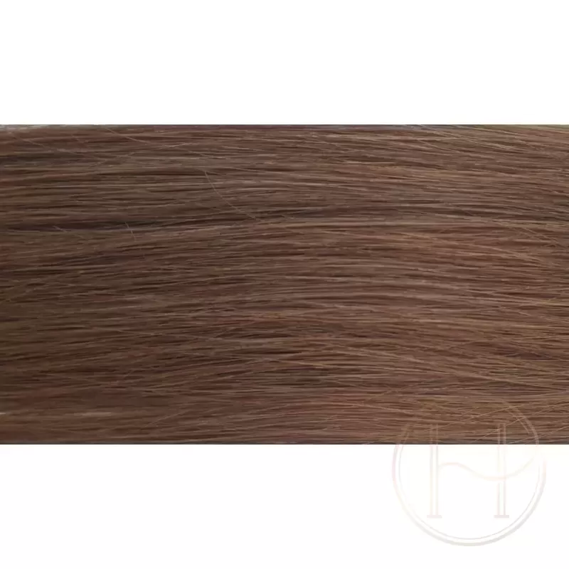 6 Light Brown 40cm SKIN TAPE ON Extensions Gold Line IMITATION