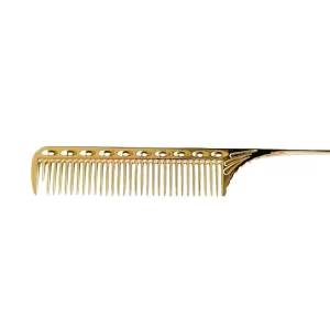 Styling Comb with Pointed Tail - Gold