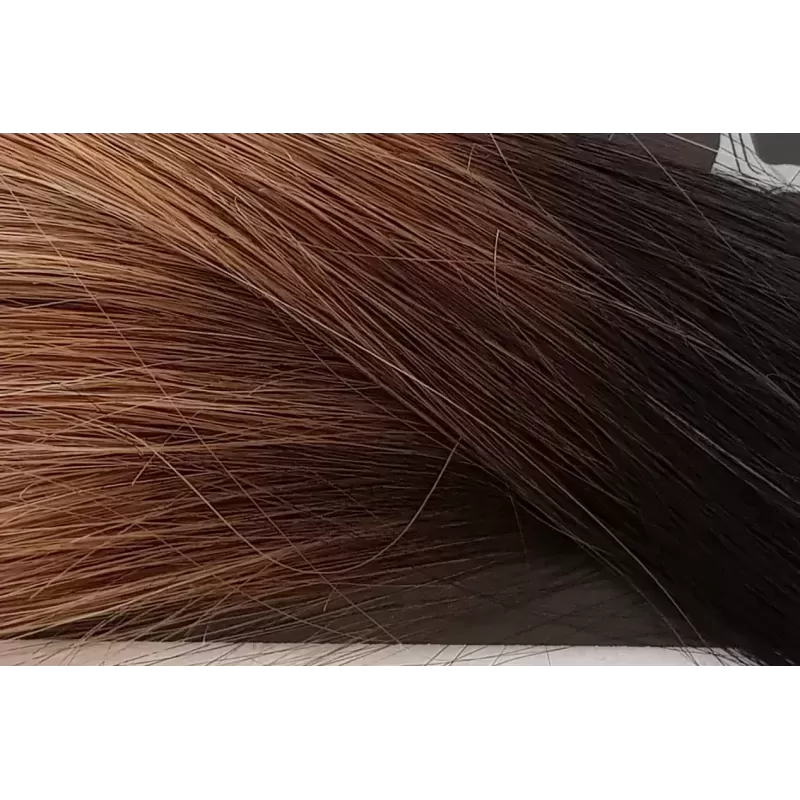 1b/12 Ombre Natural Hair 50cm Clip-in Set - 3 Wefts