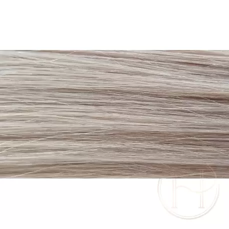 60a popielaty blond 50cm GoldLine MIKRORINGI 20szt. REMY