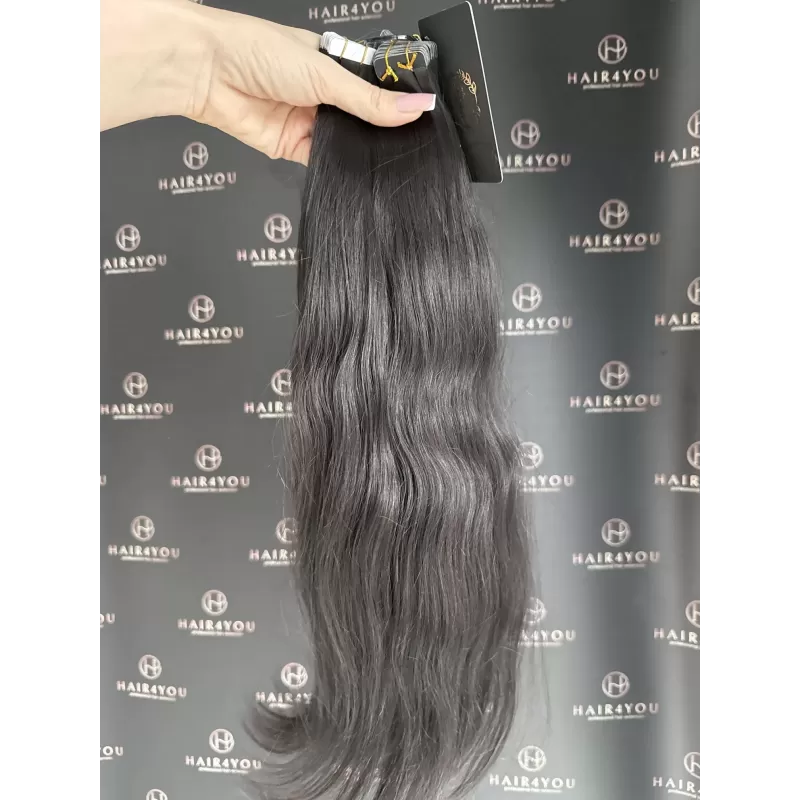 WŁOSY DZIEWICZE tape on 54cm 140g 34,5 kanapki