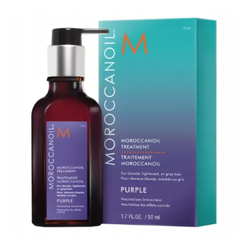 Moroccanoil Purple olejek 50ml z fioletowym pigmentem do włosów blond