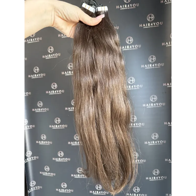 55cm 113g VIRGIN SLAVIC HAIR tape on 23 pieces