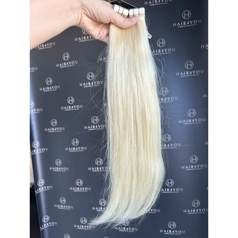 55cm 74g tape on 3cm z WŁOSÓW SŁOWIAŃSKICH z jednej głowy 22kanapki