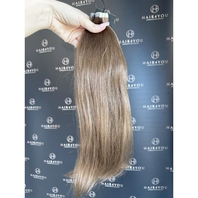 44cm 57g VIRGIN SLAVIC HAIR tape extensions 13pcs