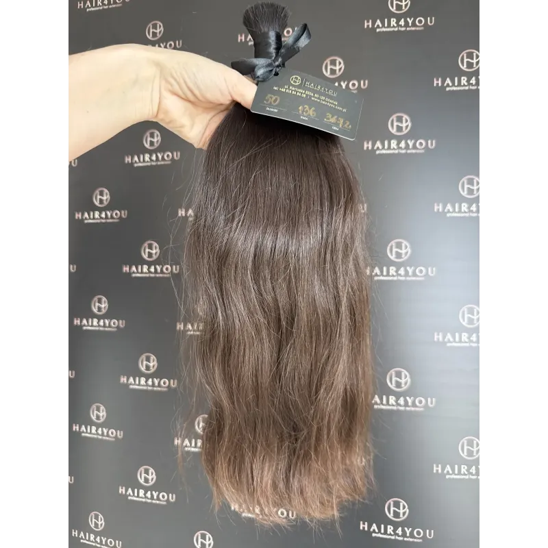 50cm 136g WŁOSY SŁOWIAŃSKIE DZIEWICZE