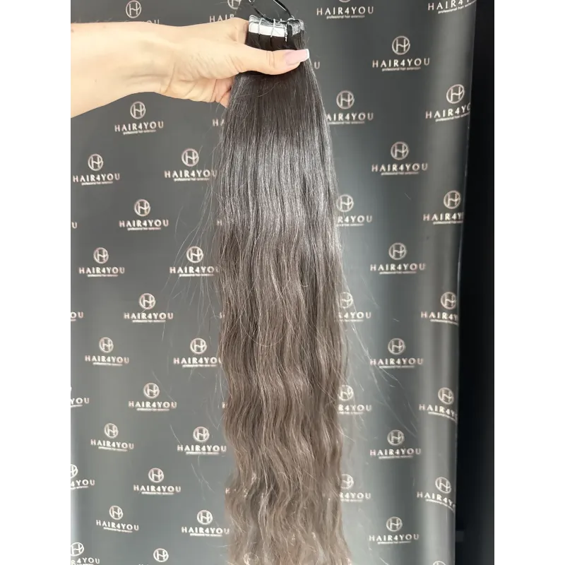 78cm Virgin Hair Tape-In Extensions 18.5 Wefts