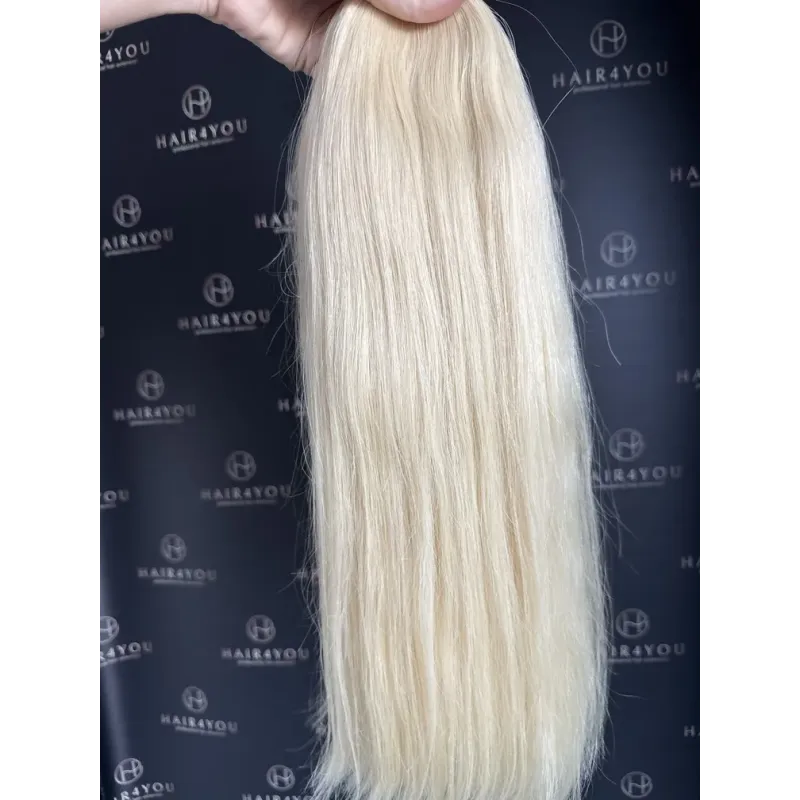 60 Platinum Blonde 60cm GoldLine SOFT Loose Bundle 25g
