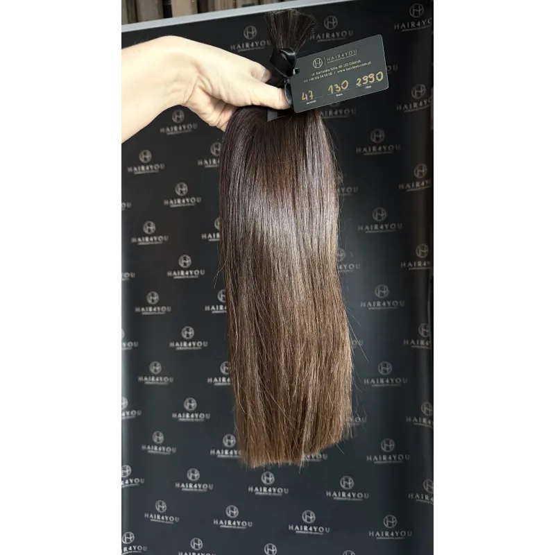47cm 130g  WŁOSY SŁOWIAŃSKIE DZIEWICZE