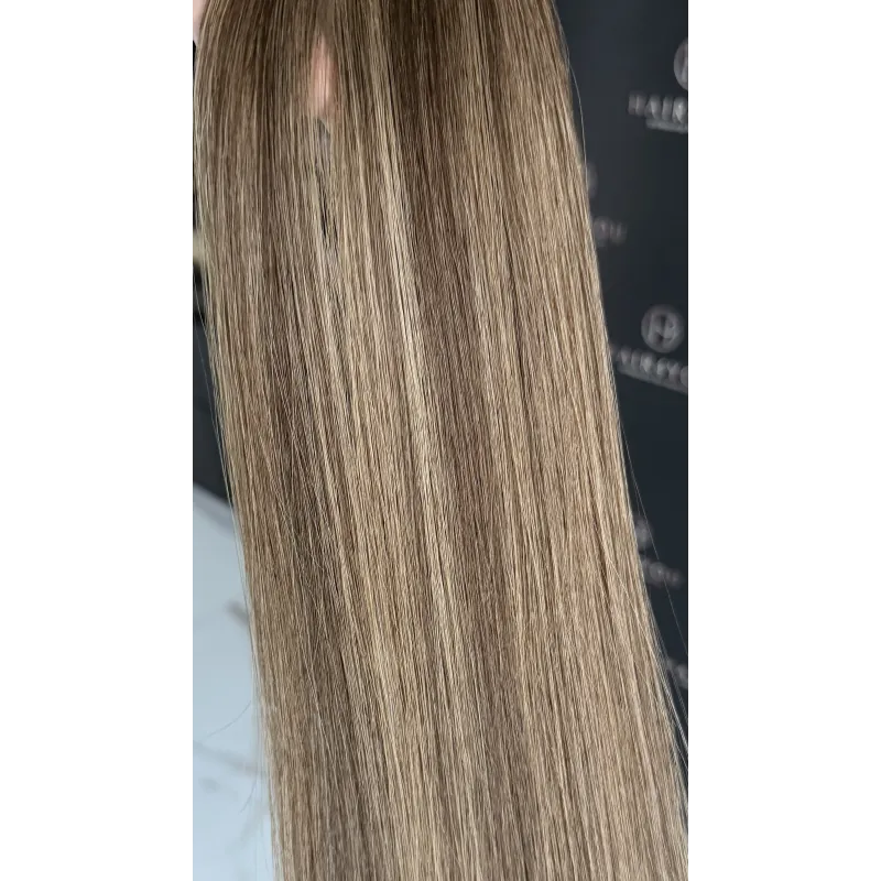 DXB Dubai 50cm FLAT KERATIN GoldLine WAVE Hair Extensions
