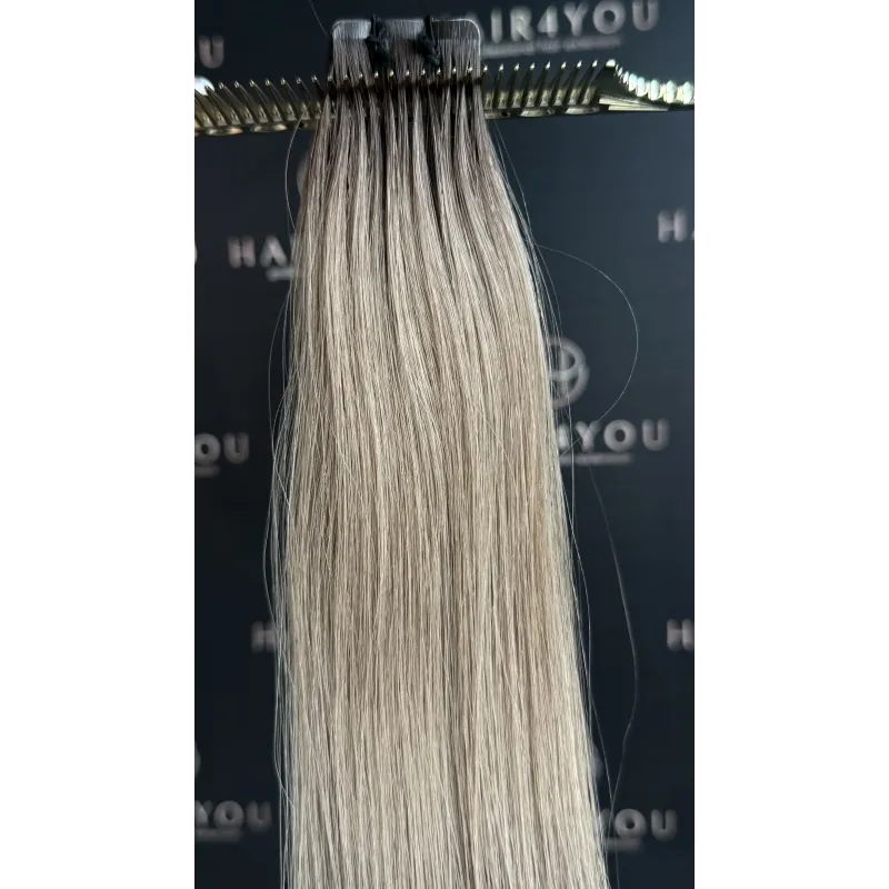 HB hollywood bronde NEW 40cm GoldLine ULTRADŹWIĘKI 20szt. REMY flat MINI BONDES ombre