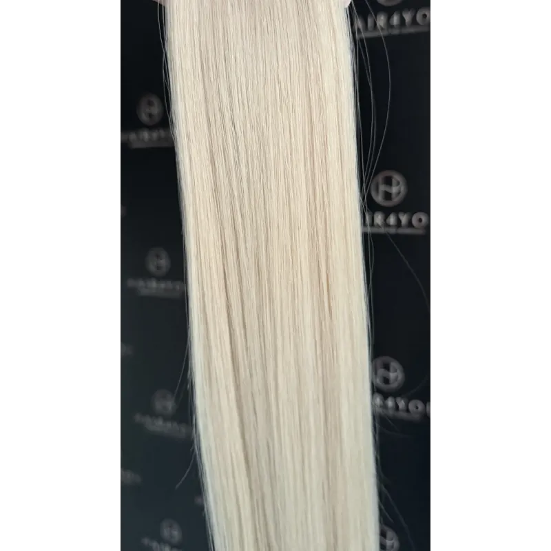 Pearl Blonde 50cm Flat Keratin Hair GoldLine WAVE
