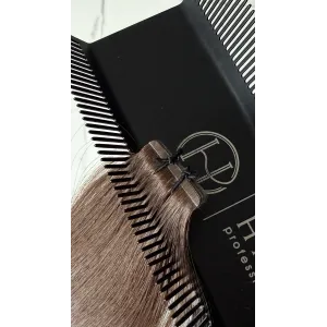 4e Warm Brown NEW 60cm SLIM TAPE ON 3cm GoldLine SOFT Hair