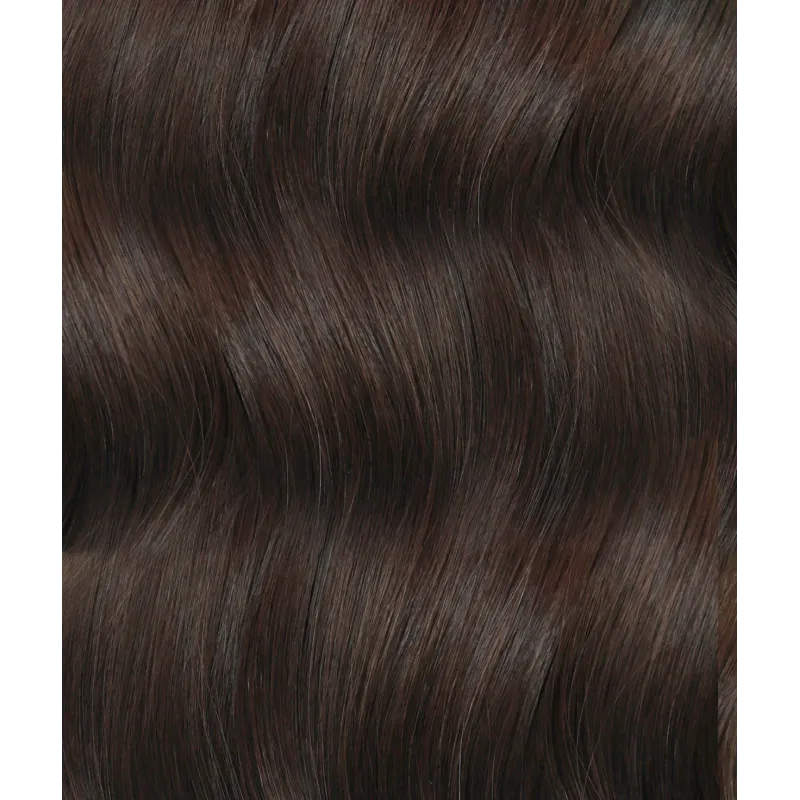 2 Dark Brown 40cm SLIM TAPE ON 3cm GoldLine WAVE Wavy Hair