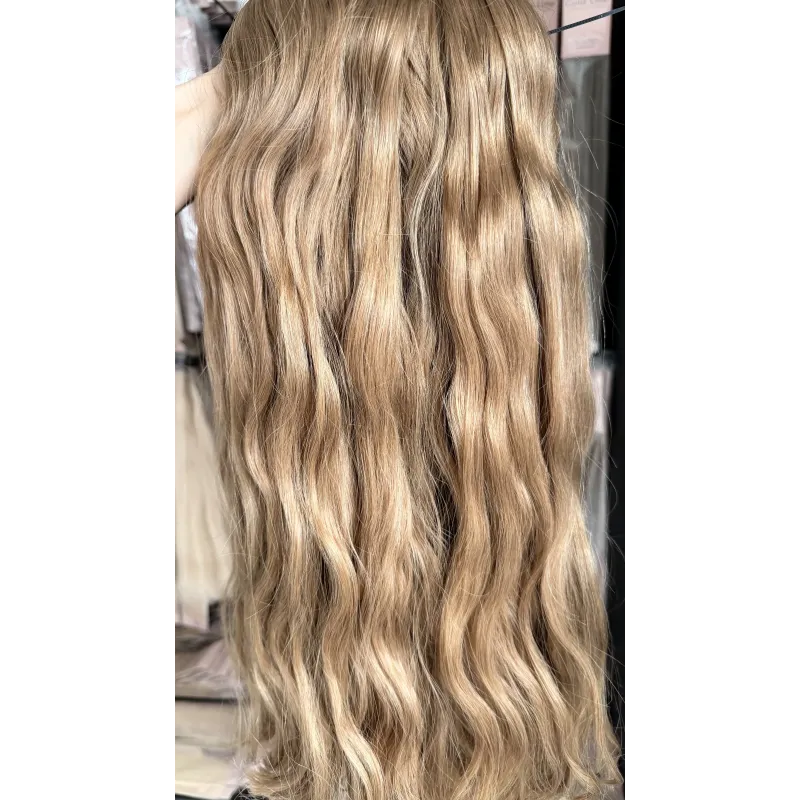LuxLine bulk hair ponytail 60cm 7.0 25g WAVE wavy