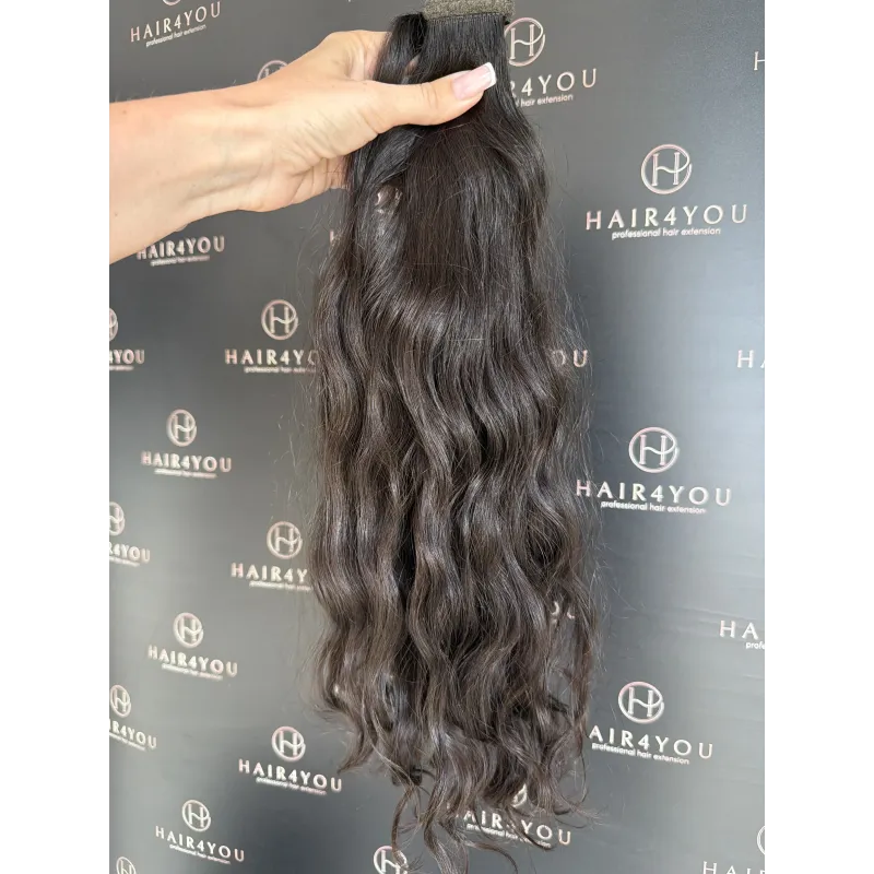 53cm 76g WŁOSY SŁOWIAŃSKIE DZIEWICZE kitka clip in