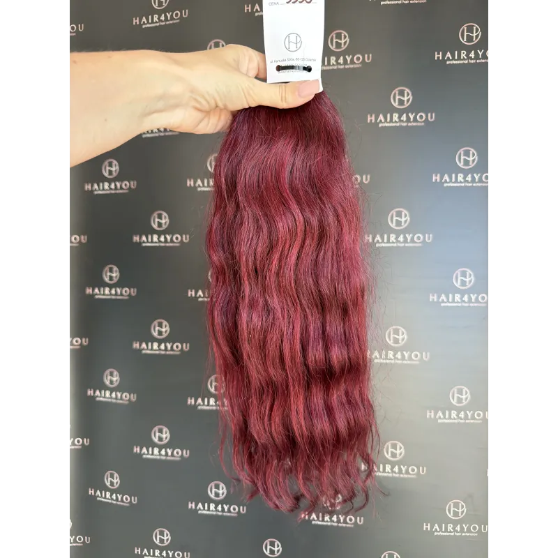 54cm 134g Single Donor Slavic Hair Ponytail