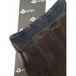 Dopinka - treska 40cm 130g FULL HEAD 1b bardzo ciemny brąz