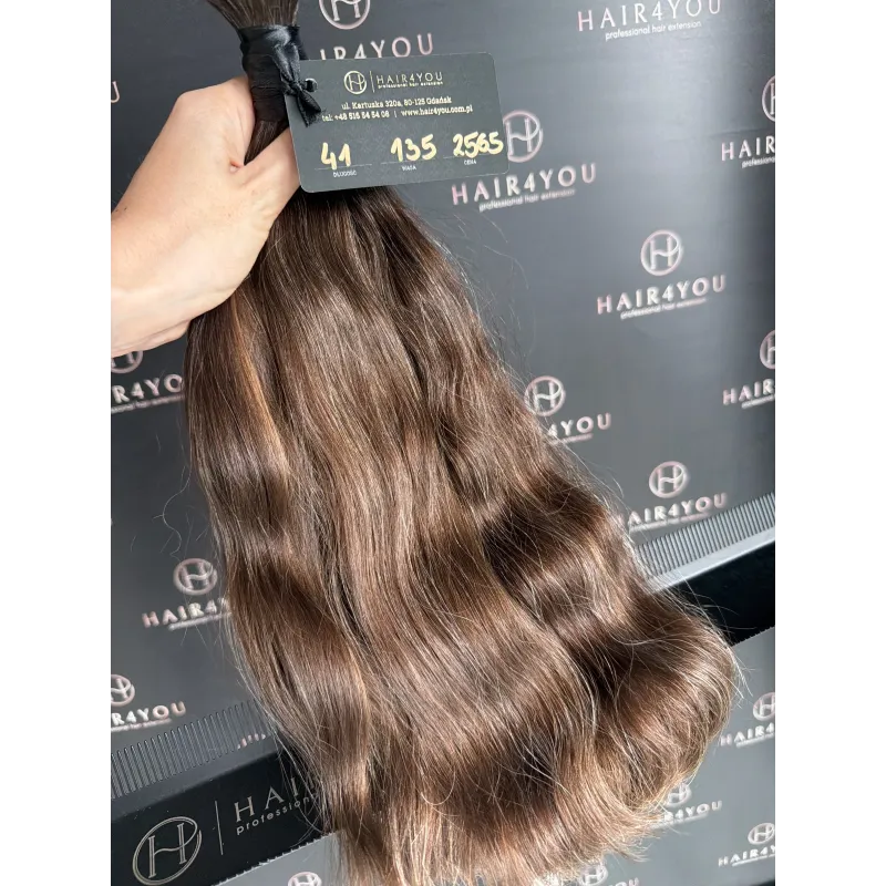 41cm 135g WŁOSY SŁOWIAŃSKIE DZIEWICZE