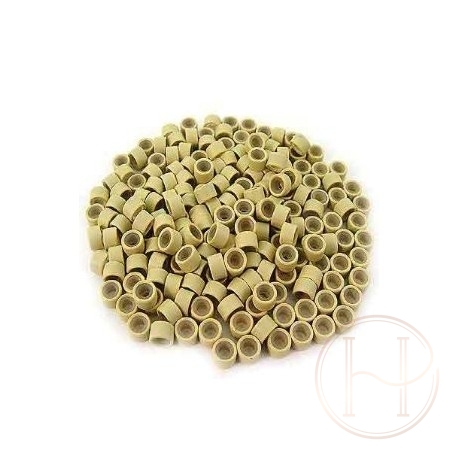 Microringi z silikonem blond 100szt