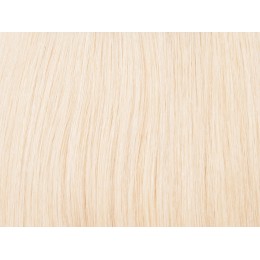 613 najjaśniejszy blond Włosy na taśmie silikonwej 50cm skin weft TAPE ON