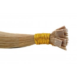 14 ciemny naturalny brąz 60cm GoldLine MIKRORINGI 20szt. REMY