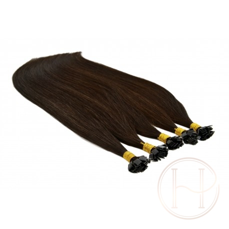 2 ciemny brąz 50cm GoldLine MIKRORINGI 20szt. REMY 2 ciemny brąz 50cm GoldLine MIKRORINGI 20szt. REMY