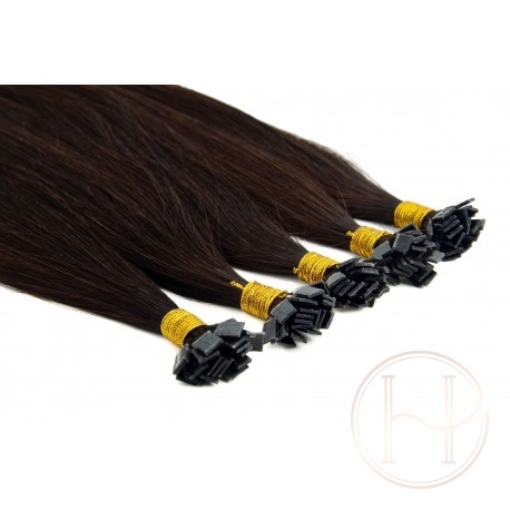 2 ciemny brąz 50cm GoldLine MIKRORINGI 20szt. REMY 2 ciemny brąz 50cm GoldLine MIKRORINGI 20szt. REMY