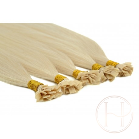 60 platynowy blond 50cm GoldLine MIKRORINGI 20szt. REMY 60 platynowy blond 50cm GoldLine MIKRORINGI 20szt. REMY
