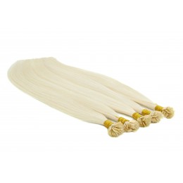 60a popielaty blond 50cm GoldLine MIKRORINGI 20szt. REMY