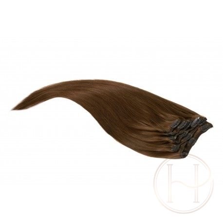 6 jsny brąz 50CM CLIP IN GOLDLINE 120G
