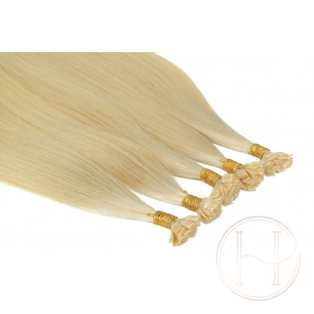 613 najjaśniejszy blond 50cm GoldLine MIKRORINGI 20szt. REMY 613 najjaśniejszy blond 50cm GoldLine MIKRORINGI 20szt. REMY