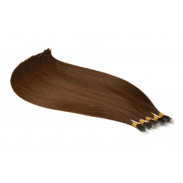 6 jasny brąz 50cm GoldLine MIKRORINGI 20szt. REMY
