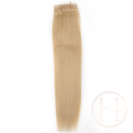 22 beżowy blond EUROPEJSKIE 50cm REMY 100gr