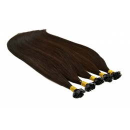 2 ciemny brąz 50cm GoldLine MIKRORINGI 20szt. REMY