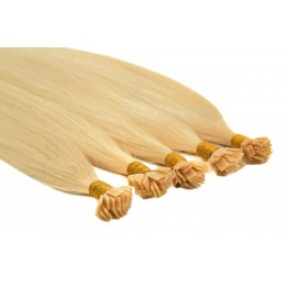 22 beżowy blond 50cm GoldLine ULTRADŹWIĘKI 20szt. REMY flat MINI BONDES