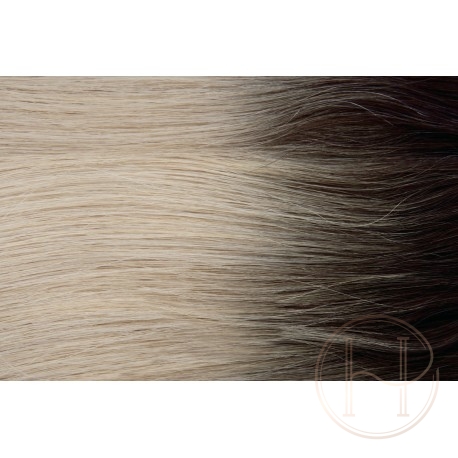 50cm GoldLine MIKRORINGI 20szt. REMY Arctic Blonde OMBRE