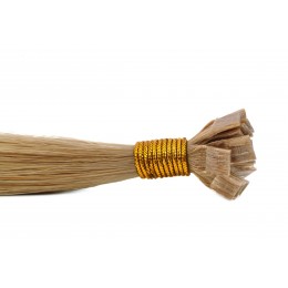 18 średni naturalny blond 50cm GoldLine MIKRORINGI 20szt. REMY