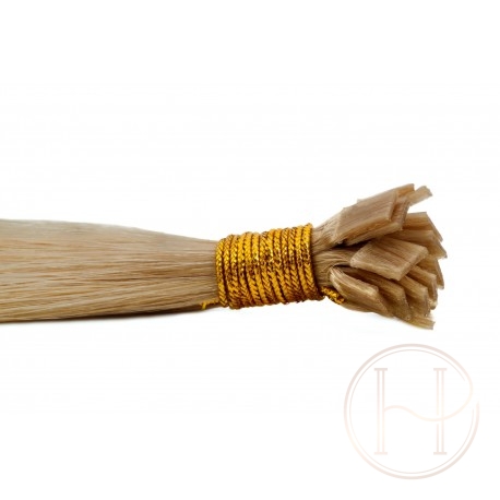 24 średni blond 40cm GoldLine MIKRORINGI 20szt. REMY