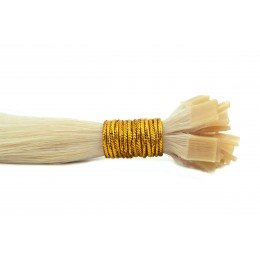 60 platynowy blond 50cm GoldLine MIKRORINGI 20szt. REMY