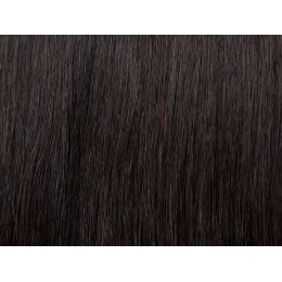 1b bardzo ciemny brąz Włosy na taśmie silikonwej 50cm skin weft TAPE ON